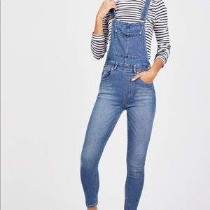 Free People Skinny Overalls in Size 26